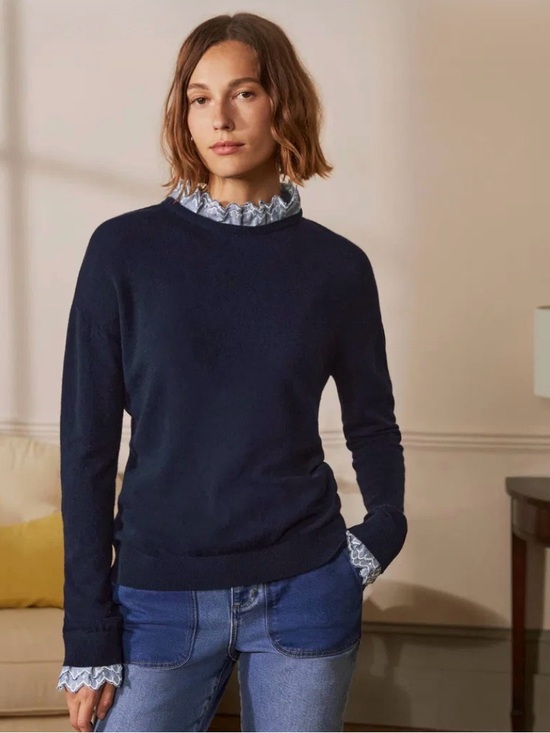 Boden Tops - Boden Long Sleeve Sweater in Blue Size 10 NWT